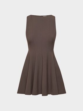 NWT Babaton Aritzia Proxy Dress - Brown 10